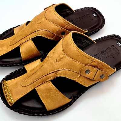 DÉP NAM QUAI RỌ DA BÒ 100%, DONAVY QRD, SẮC XẢO TỪNG CHI TIẾT, HÀNG CÔNG TY CAO CẤP