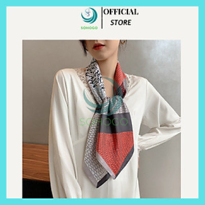 [VIDEO]-Khăn lụa quàng cổ 90x90cm, khăn lụa dài, khăn choàng lụa cao cấp, khăn 4 mùa đông Hàn Quốc- Quà tặng ý nghĩa cho phái đẹp- CHỌN MẪU