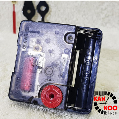 Máy đồng hồ treo tường kim trôi XỊN hiệu Power trục đồng dài 9mm bảo hành 3 năm