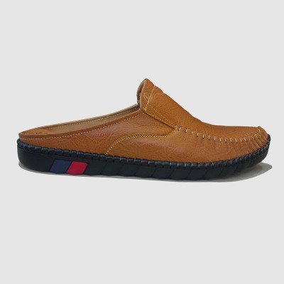 Dép Bít Mũi Nam HÀ NAM Da Bò Thật Cao Cấp GSB20124