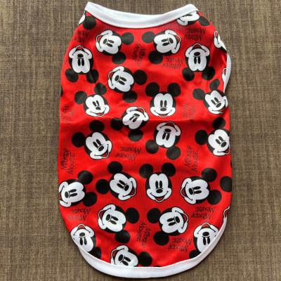 ÁO THUN BA LỖ MICKEY THÔNG HƠI SIÊU DỄ THƯƠNG TỪ 1-5KG DÀNH CHO THÚ CƯNG CHÓ MÈO