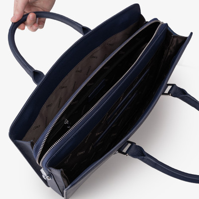 Túi Xách, Cặp Da Thời Trang Công Sở Nam Cao Cấp Khóa Số CGL07 Xanh