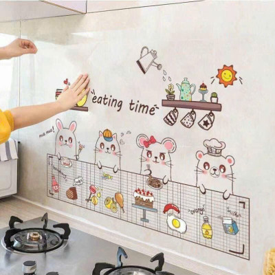 Giấy Dán Tường Cách Nhiệt, Chống Dầu Mỡ Dành Cho Bếp - Decal 3D Họa Tiết - HÀNG CHÍNH HÃNG MINIIN