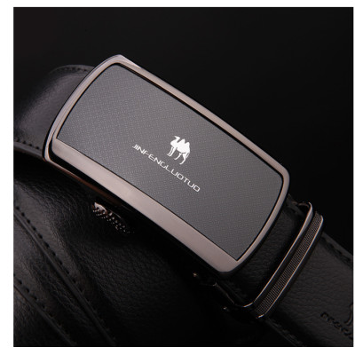 Thắt lưng nam da bò nguyên chất mặt khóa tự động hợp kim cao cấp