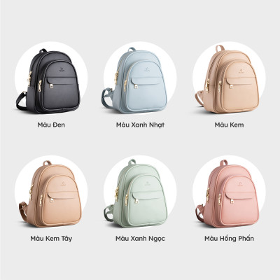 Balo Yuumy ( Thời trang nữ cỡ trung basic - Balo da Seasand YBA51 )