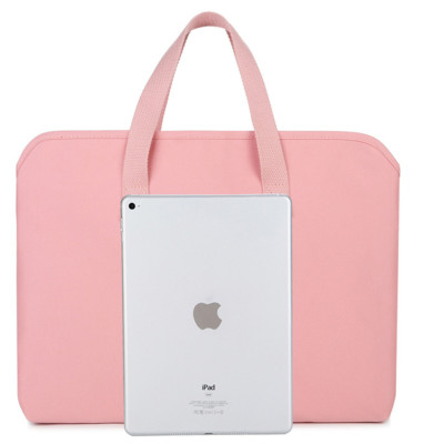 Túi xách chống sốc cho máy tính, macbook, laptop chống nước, siêu nhiều ngăn màu tím - HỒNG - 14 INCH