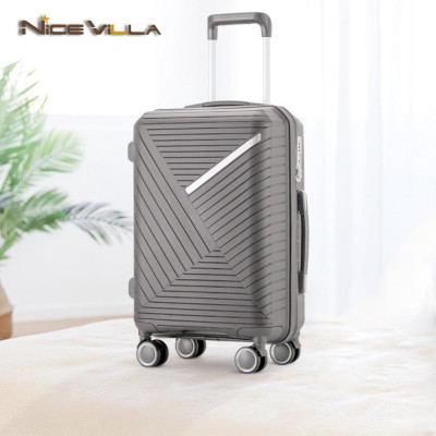 [Size 20inch] Vali Du Lịch Nhựa Dẻo PP Nice villa Siêu Bền Size 20inch