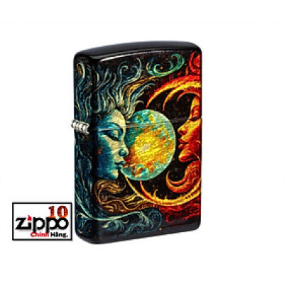 Bật lửa Zippo 46563 Sun and Moon Design - Chính hãng 100%