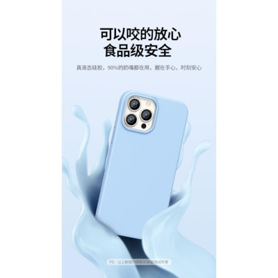 Ugreen UG90308lp544TK Silicone Màu Xanh Ốp lưng Iphone 13 Pro 6.1inch - HÀNG CHÍNH HÃNG