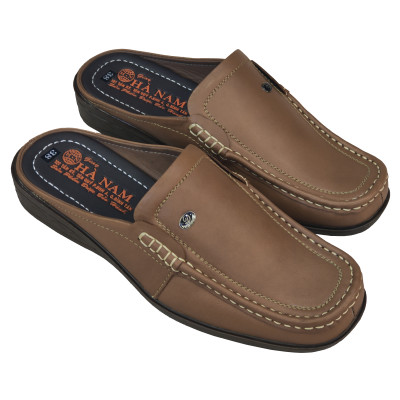 Dép Bít Mũi Nam HÀ NAM Da Bò Thật Cao Cấp GSB2093