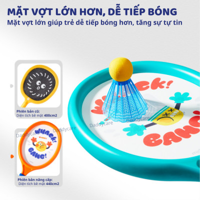 Vợt cầu lông vợt tennis cho trẻ em Mideer Kids Entry-Level Racket 2 in 1, Đồ chơi thể thao cho bé