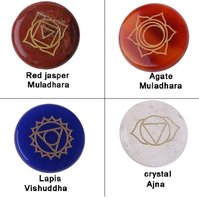 Bộ đá 7 luân xa chakra mang năng lượng tốt