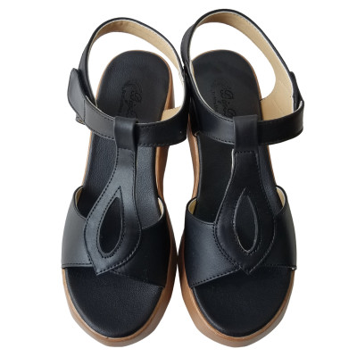 Giày Đế Xuồng Nữ BIGGBEN Da Bò Thật Cao 7 Phân SDX72