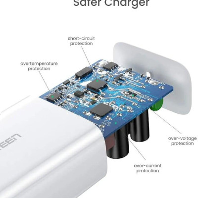 Ugreen UG70149CD127TK 30W type c PD sạc nhanh chuẩn usb power delivery màu trắng - HÀNG CHÍNH HÃNG