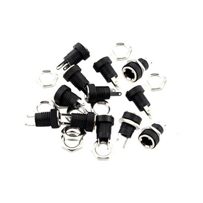 Bộ 10 Jack nguồn DC cái 5.5x2.1mm gồm Ốc Vặn Milliken 
