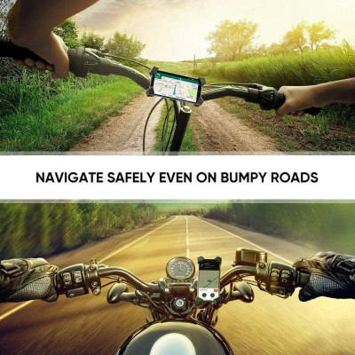 Ugreen UG60989LP181TK Màu Đen Giá đỡ điện thoại UGREEN cho xe đạp xoay 360 độ - HÀNG CHÍNH HÃNG