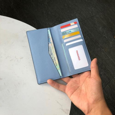 Ví cầm tay nữ đẹp dáng dài nhỏ gọn da thật nhiều ngăn thời trang cao cấp PANDAGO Mini Long 01