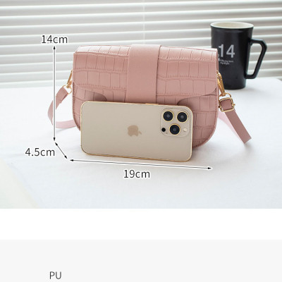 Túi Xách Nữ, Túi Đeo Chéo Nữ Cao Cấp Dáng Vuông Họa Tiết Da Cá Sấu Đi Chơi, Đi Tiệc Phong Cách Hàn Quốc