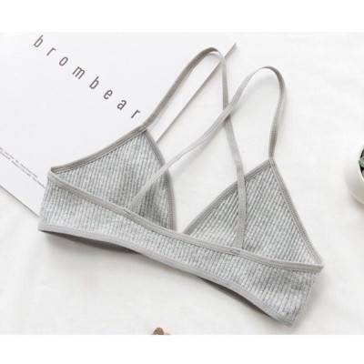 Áo Bralette Cotton Siêu Mỏng Không Móc Dây Chéo (Mã B246)