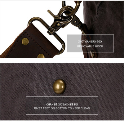 Túi xách du lịch DA BÒ THẬT BEE GEE T1068