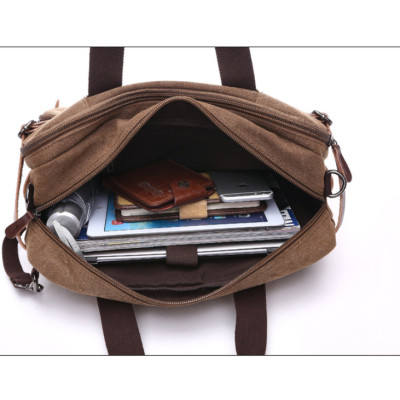 Túi xách du lịch 2 trong 1 vải cavans cao cấp mang phong cách mới