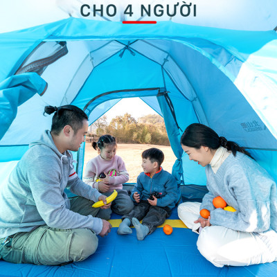 Lều cắm trại tự bung , lều du lịch dã ngoại dành cho 3-4 người, chống thấm nước -ZL033