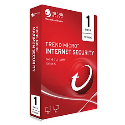 Trend Micro Internet Security - 1PC/1 year- Hàng chính hãng