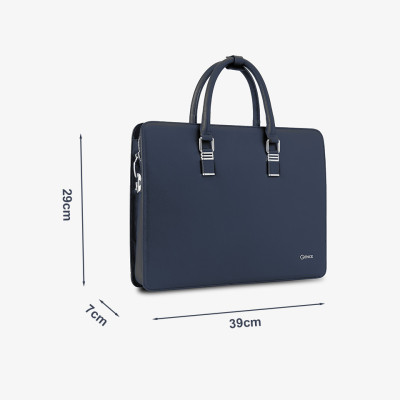 Túi Xách, Cặp Da Thời Trang Công Sở Nam Cao Cấp Khóa Số CGL07 Xanh