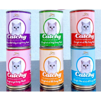 PATE CATCHY DÀNH CHO MÈO LON 400G