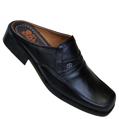 Dép Bít Mũi Nam HÀ NAM Da Bò Thật Cao Cấp GSB2078