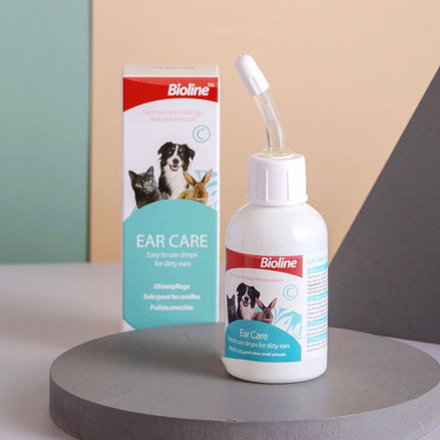 Dung Dịch Nước Rửa Tai Vệ Sinh Tai Cho Chó Mèo Bioline Ear Care 50ml