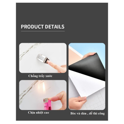 Bộ 10 Tấm Xốp Dán Tường 3D PVC Đá Trắng Sọc 60x30cm Keo Sẵn Dày 2,5mm Cao Cấp, Sang Trọng