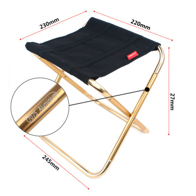 Ghế Xếp Inox Ghế Câu Cá Gấp Gọn Mini Bỏ Túi Dễ Dàng Mang Khi Du Lịch Dã Ngoại 