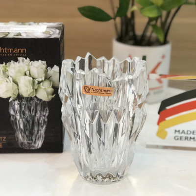 Bình cắm hoa pha lê cao cấp Nachtmann Quartz 16cm - Sản xuất tại Đức - Hàng chính hãng