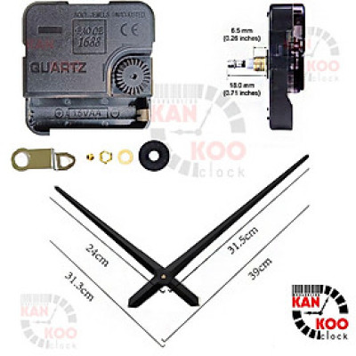 (COMBO 07) Phụ kiện lắp đồng hồ treo tường cỡ lớn, dùng cho đồng hồ 80cm đến 1 mét, 1.2 mét, Kankoo Clock bảo hành 24 tháng