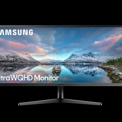 Màn hình Samsung LS34J550WQEXXV 34 inch/ 2K/ VA/ 75Hz/ 4ms/ 300 nits/ HDMI+DP/ FreeSync - Hàng Chính Hãng