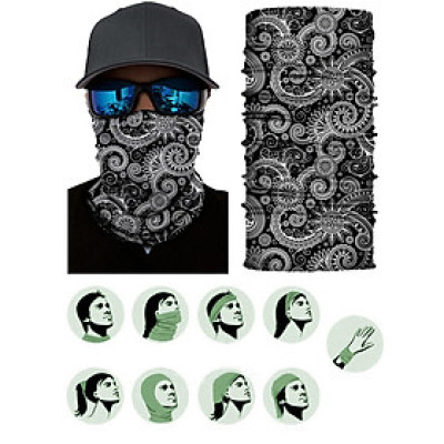 Khăn turban ống cotton tube nam nữ đa năng co giãn 9 kiểu dùng có video hướng dẫn