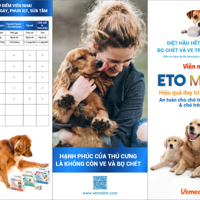 Nhỏ Gáy Fronil Và Viên Nhai Eto Modex Diệt Ve Ghẻ, Nấm Nặng, Rận Bọ Chét Cho Chó Mèo