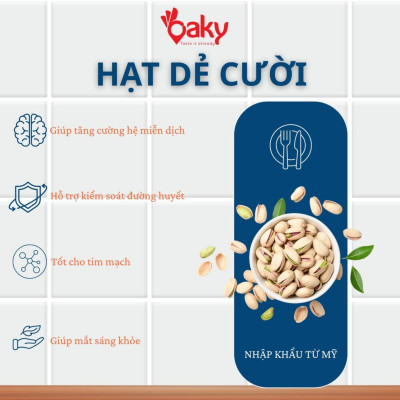 Hạt Dẻ Cười Rang Muối Oaky 250g – Nhập Khẩu Mỹ, Giàu Dinh Dưỡng, Vị Mặn Vừa Ăn