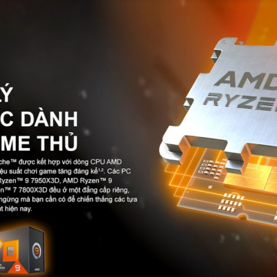 Bộ vi xử lý CPU AMD Ryzen 9 7900X3D ( 4.4GHz Boost 5.6GHz / 12 nhân 24 luồng / 140MB / AM5) – Hàng Chính Hãng