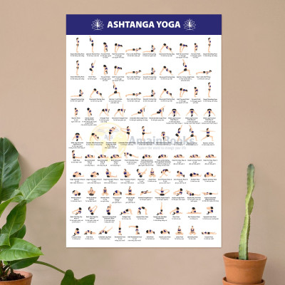 Tranh Các Động Tác Ashtanga Yoga - Sự Tinh Tế của Linh Hoạt và Tinh Thần 