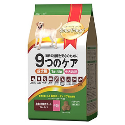Đồ Ăn Chó Trưởng Thành Giống Chó Vừa Và Lớn Hương Vị Cừu Và Gạo SmartHeart Gold (1Kg)