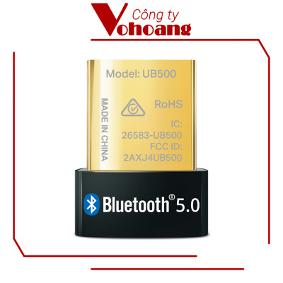Bộ Thu Phát USB Bluetooth 5.3 TP-Link UB500 Nano thiết kế nhỏ gọn dành cho PC / Laptop - Hàng chính hãng