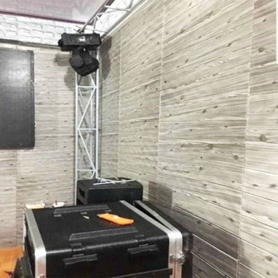 Bộ 5 Tấm Xốp Dán Tường Vân Gỗ Xám Cách Âm, Chống Va Đập, Bền Đẹp, Sang Trọng