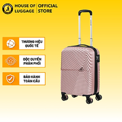 Vali kéo Kami 360∞ KAMILIANT - MỸ: Hệ thống 4 bánh xe đôi xoay 360° với nút chặn Khóa kéo chống trộm 