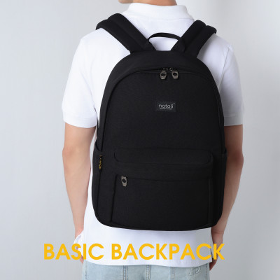 Balo đi học nam nữ thương hiệu NATOLI nhiều ngăn chống nước tốt - Basic Backpack B2