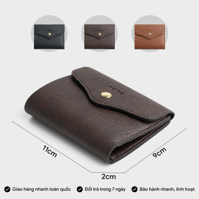 Ví Trita ( Thời trang nữ gập 3 phong cách basic - Ví da RV59 )