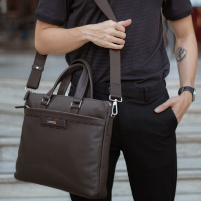 Cặp Laptop Da Nam Gianni Conti Italy 581263DBR