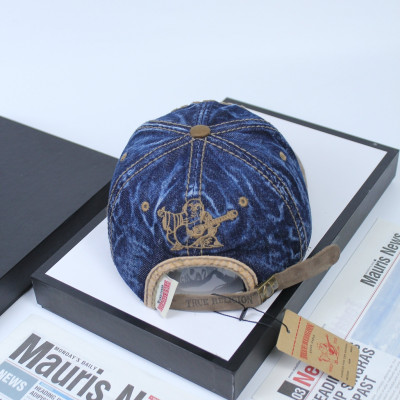 Nón nam, mũ lưỡi trai Ông Địa 79 phối vải jeans form đẹp thời trang đường phố