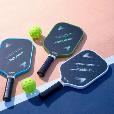 Vợt Tập Pickleball VENDY Super Power T700 Carbon Fiber 16mm Thermofoamed - Hàng Chính Hãng (1 Cái)